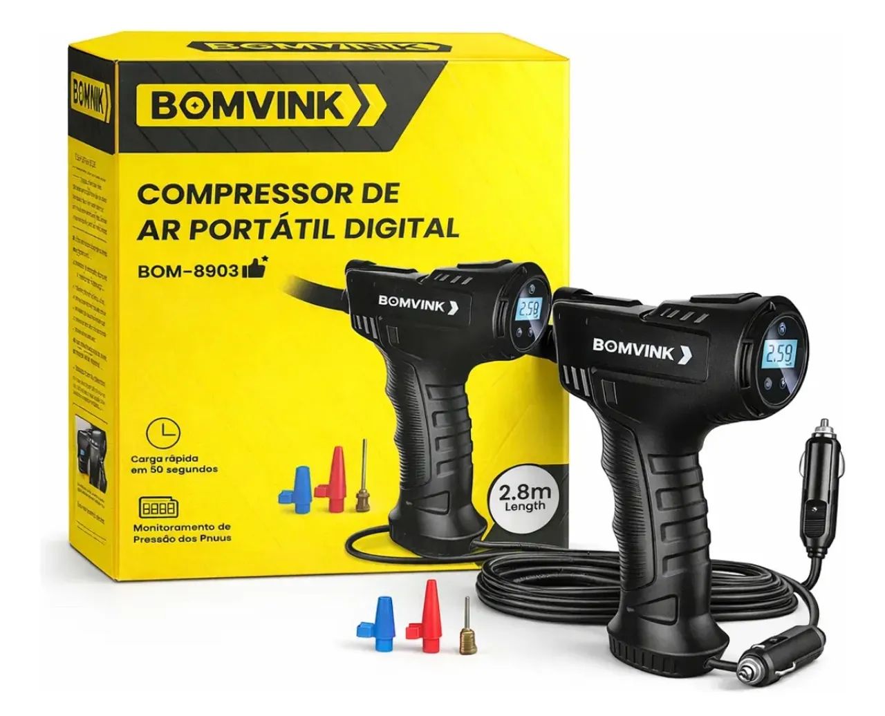 Compressor de Ar 12V (entrega gratis) - Foto 4