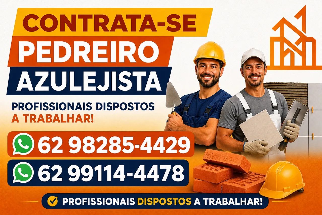 Pedreiro azulejista 