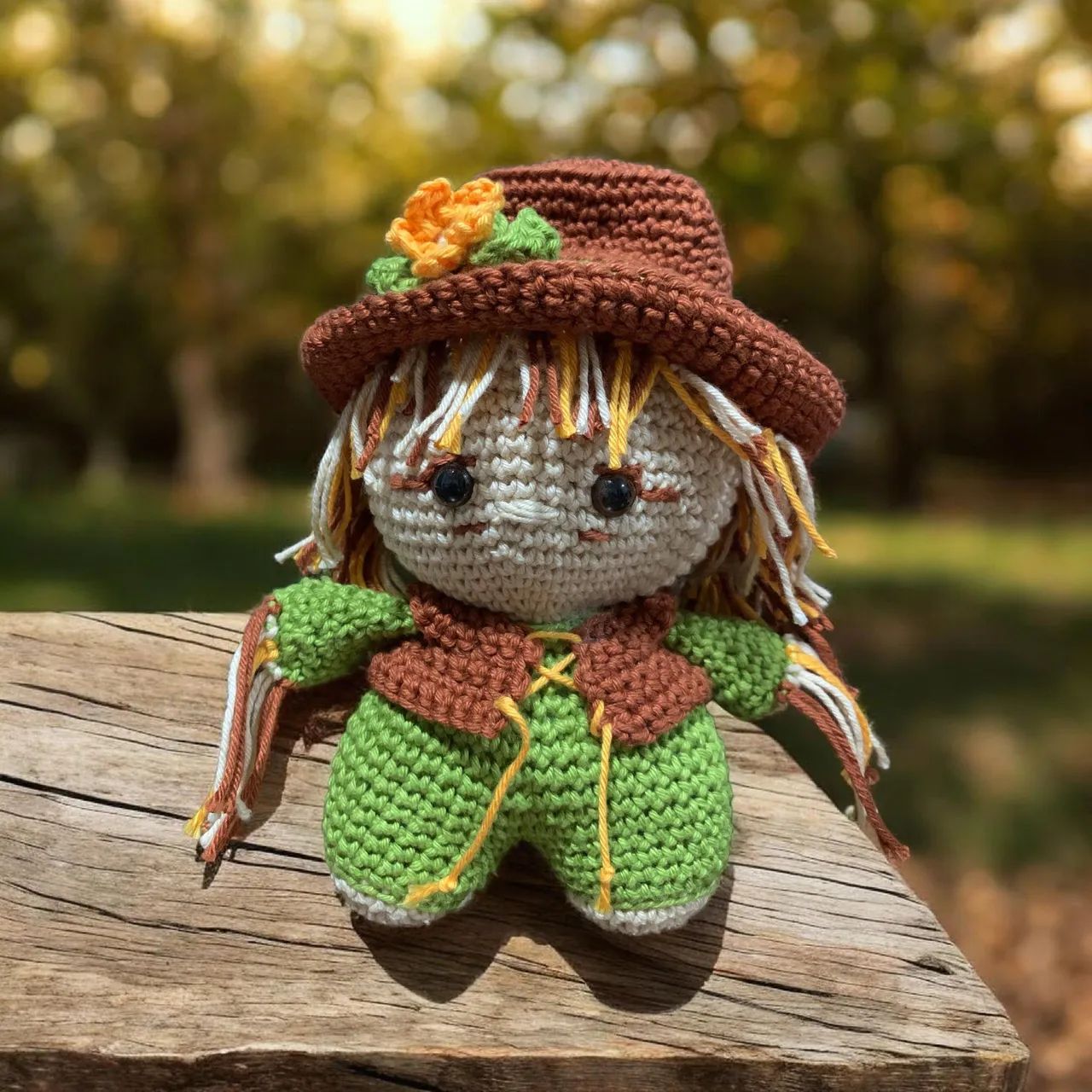 Amigurumi espantalho 