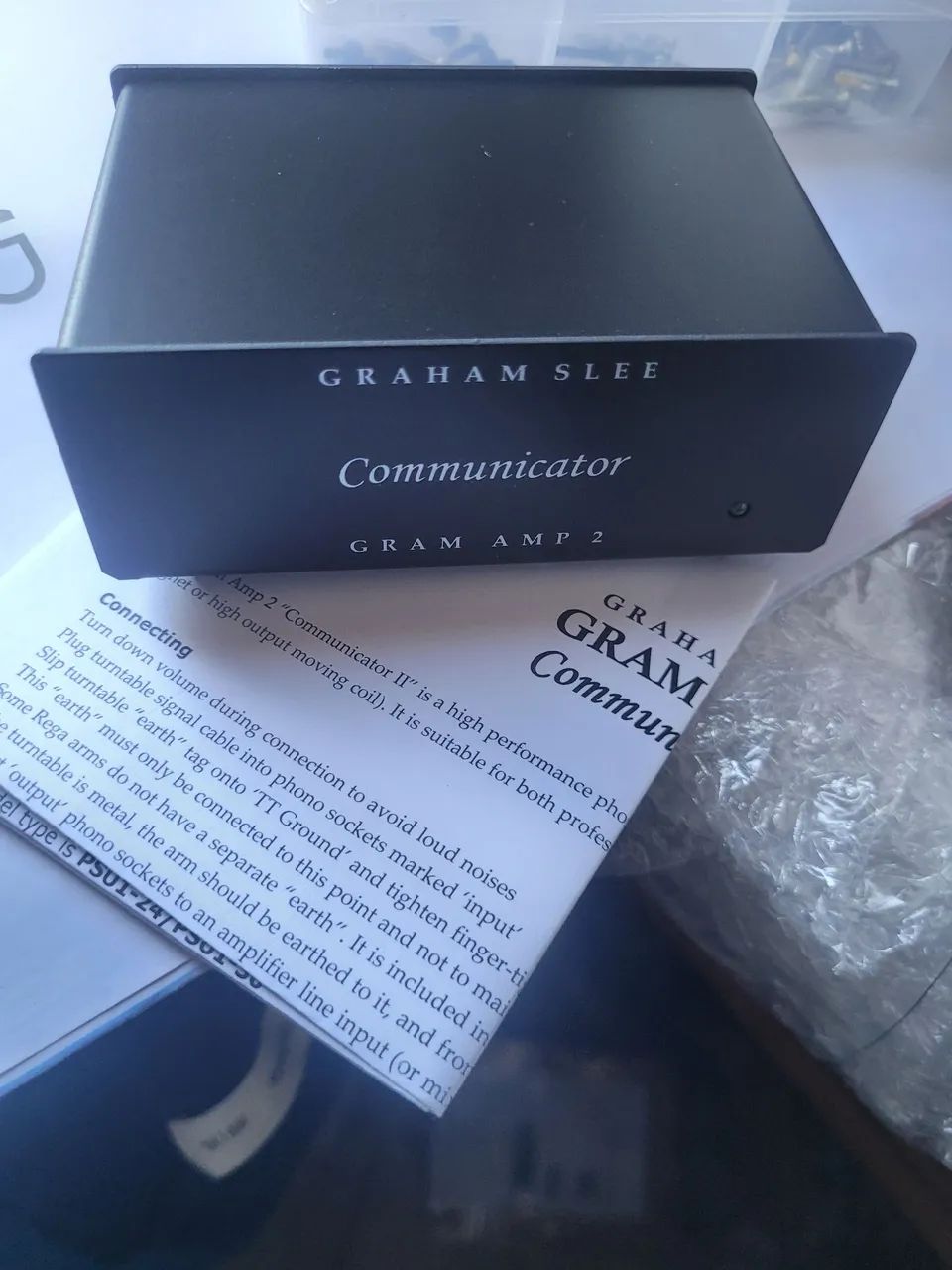 Pré de phono Graham Slee communicator 2 psu1