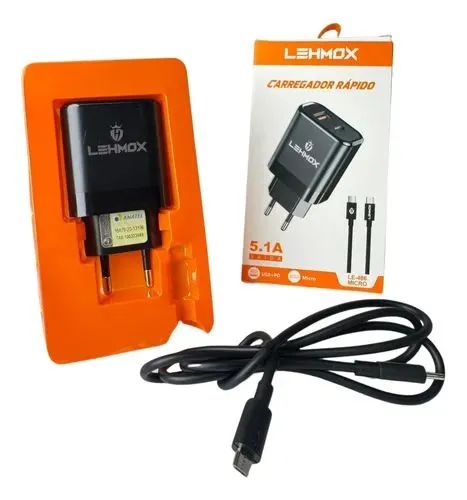 Carregador Lehmox Type-C USB C 5.1 Turbo - Foto 2