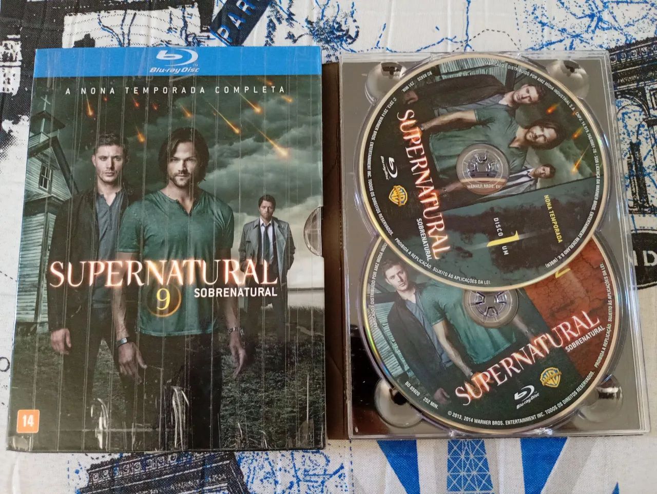Blu-ray sobrenatural a 9 temporada em digipak 