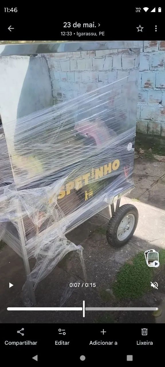 Carrocinha coifao de espetinho menos de 1 mês de uso (81)9  * - Foto 4