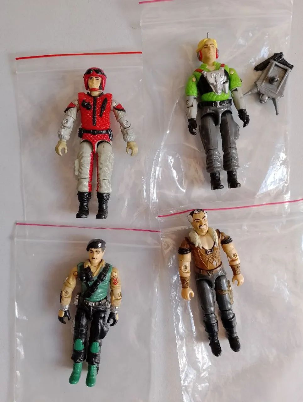 Lote de Bonecos Comandos em Ação Hasbro Anos 80