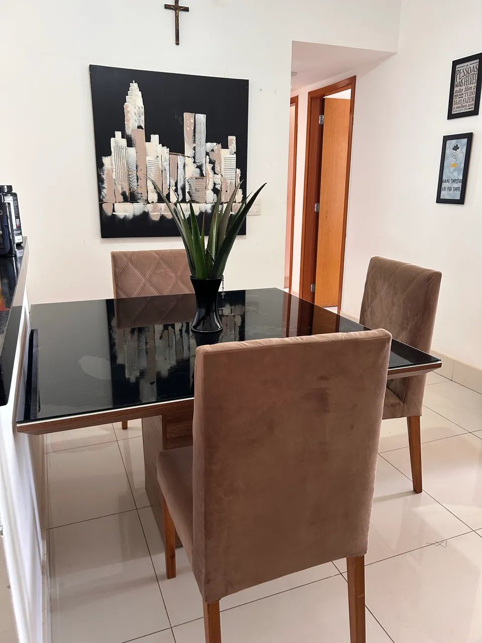 Mesa + 3 cadeiras  - Foto 2