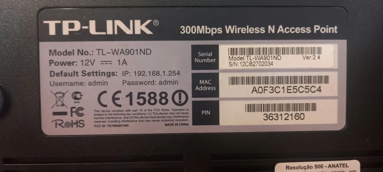 TP-LINK TL-WA901ND - Pouquíssimo uso! - Foto 3