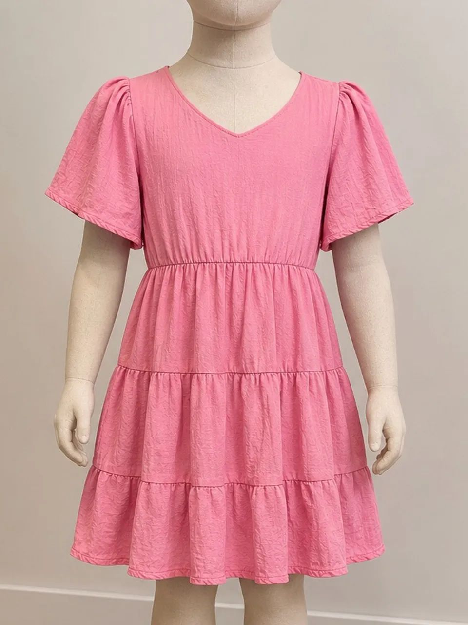 Vestido infantil rosa