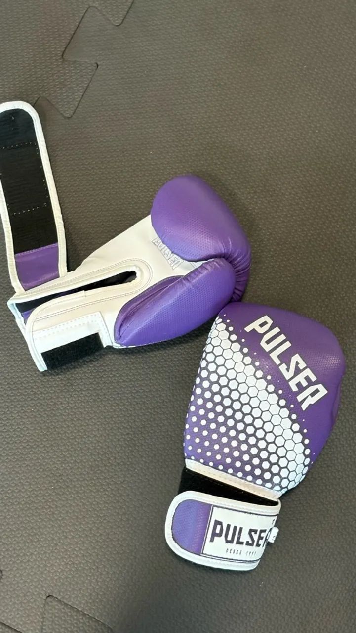 Luva de boxe muay thai 12 oz - Foto 2