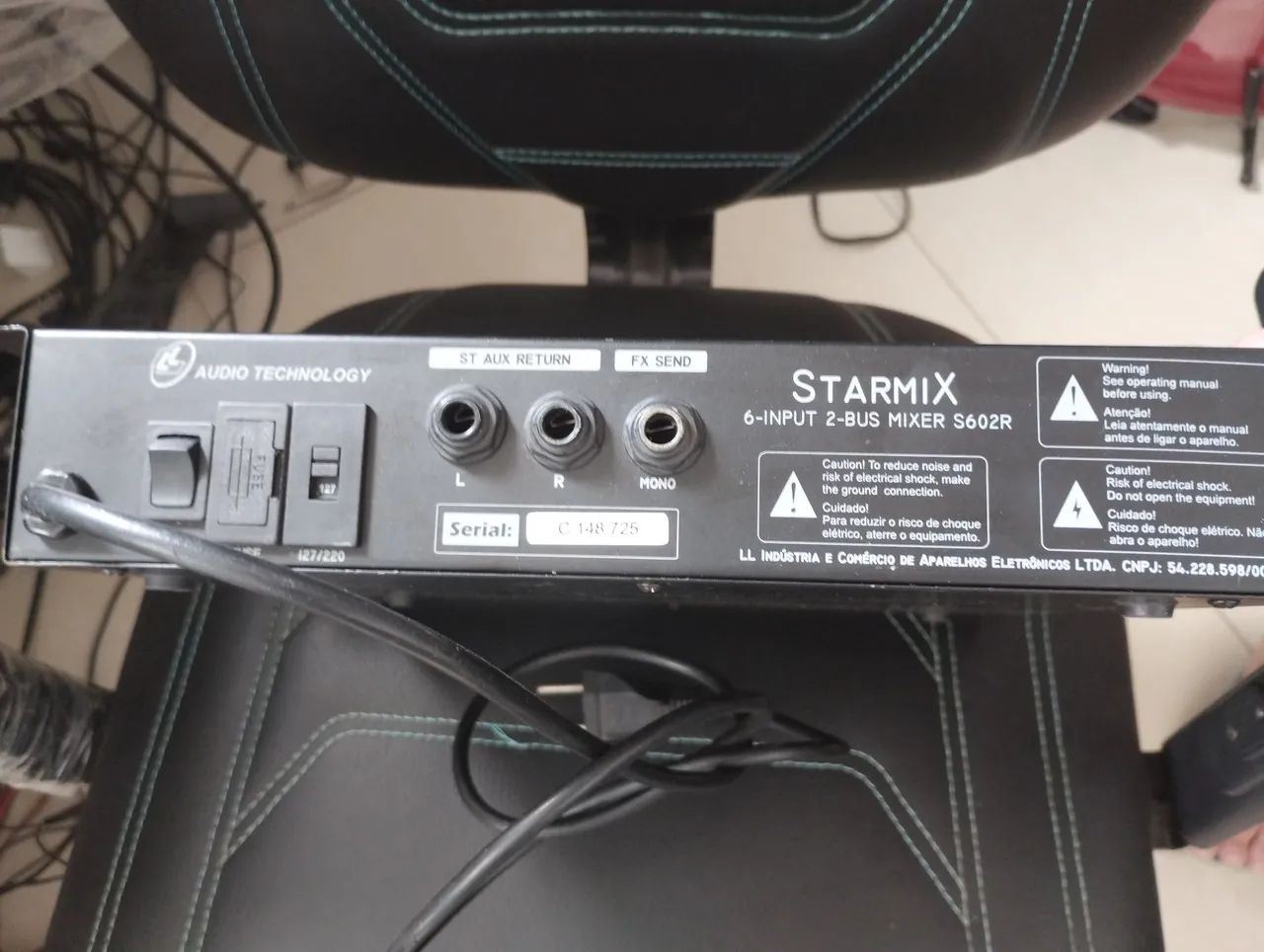 Mesa de som starmix 8 canais  - Foto 3