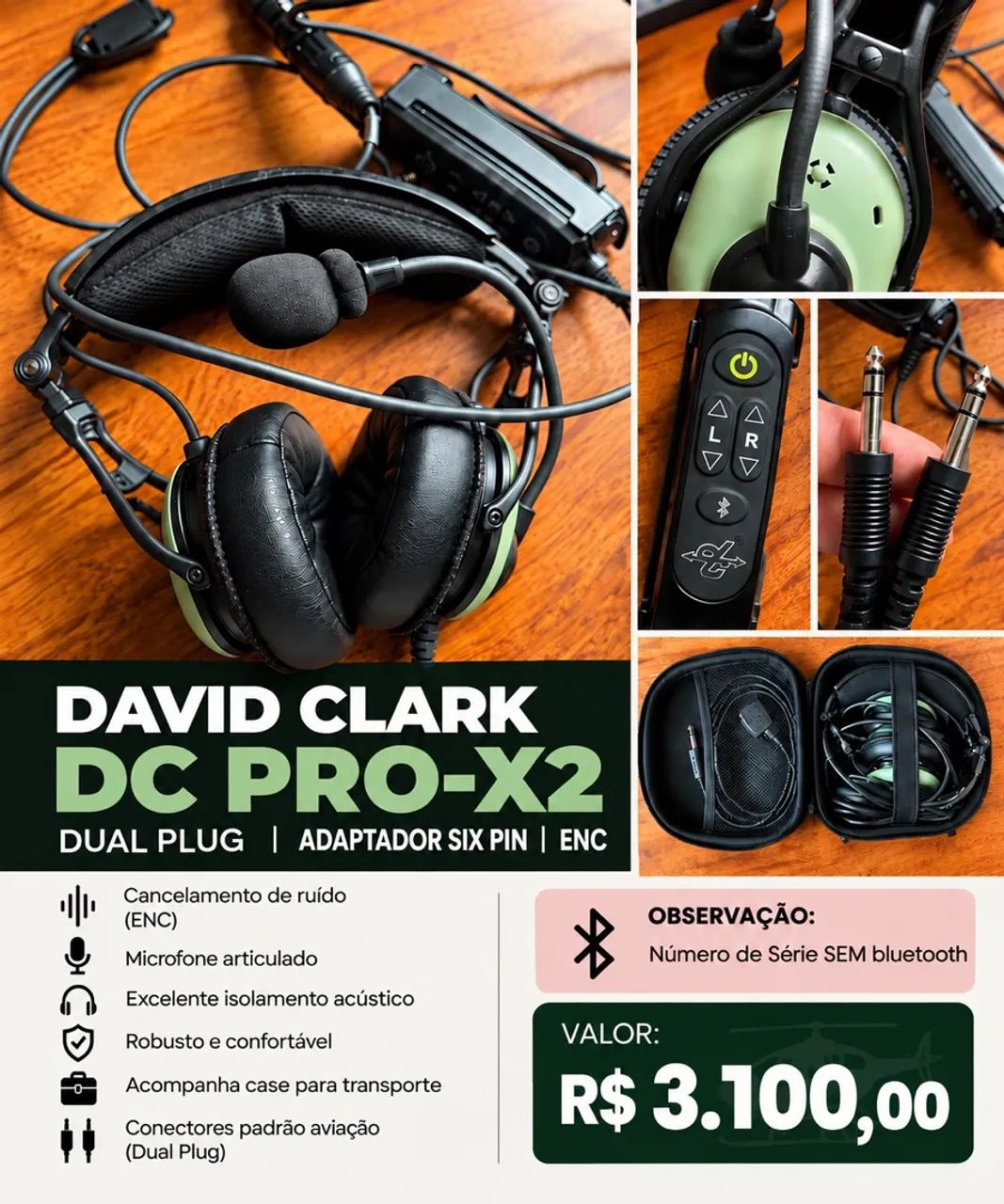 Headset David Clark DC Pro x2