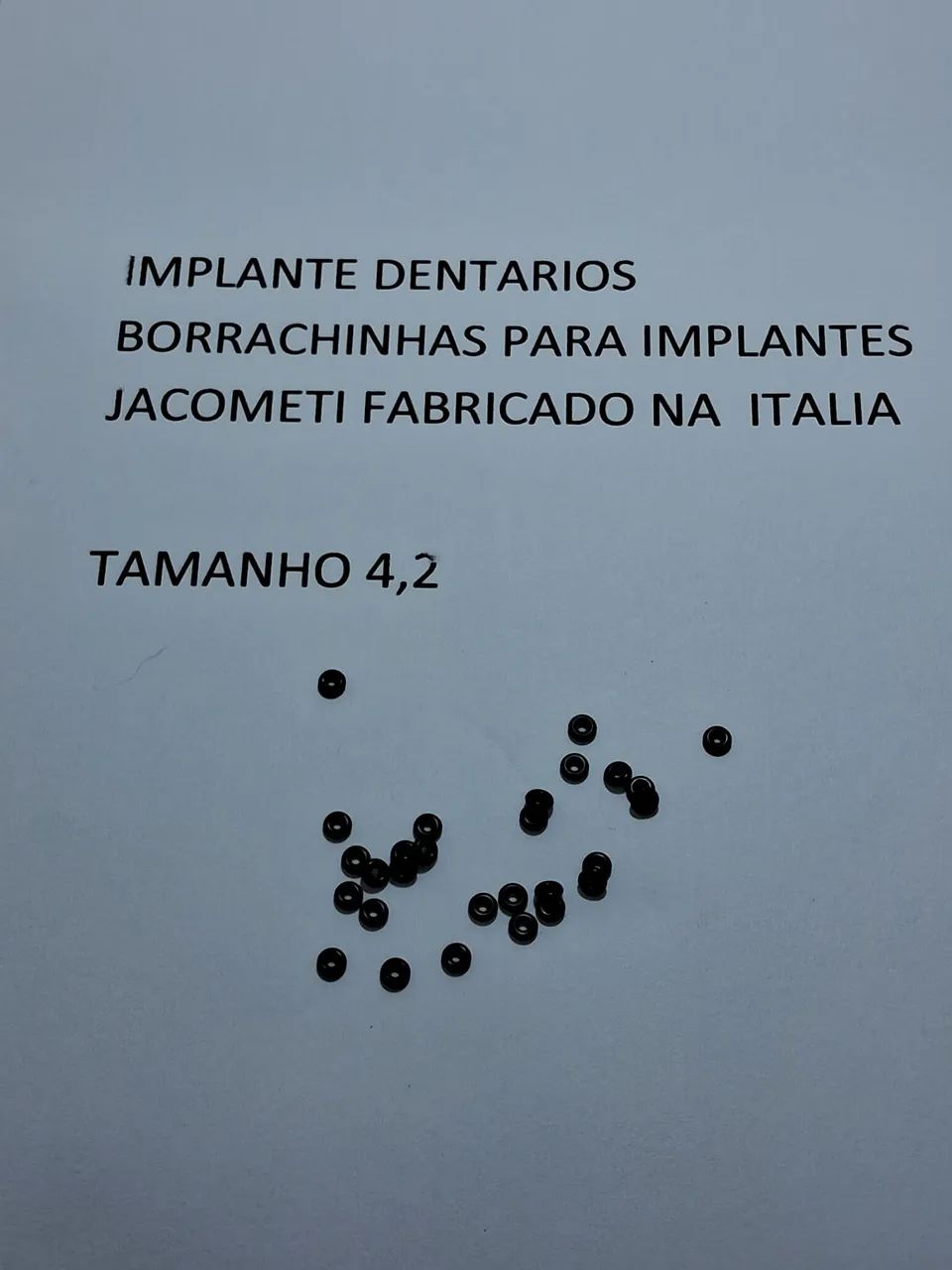 Dentista implante borrachinha para implante 3.6 ou 4.2