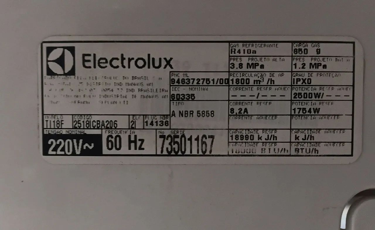 Ar Split Electrolux 18000 BTUs - Foto 2