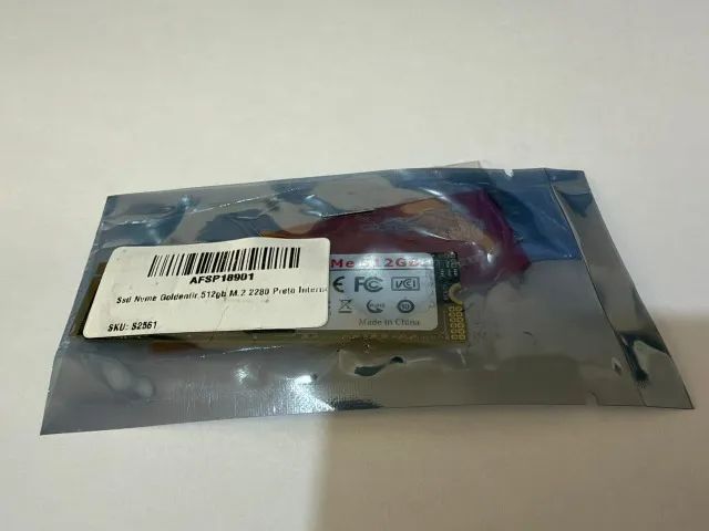 SSD NVMe M.2 512GB 2280 Lacrado! - Foto 2