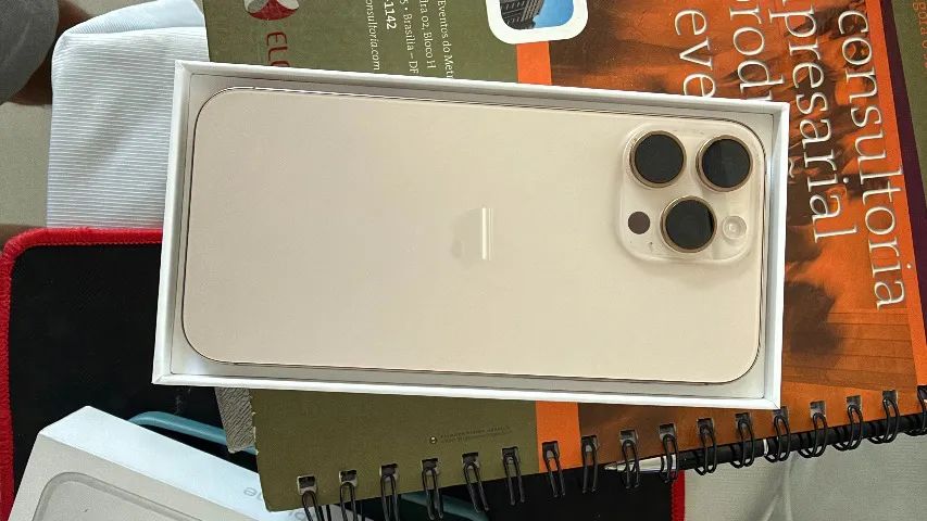 IPhone 16 Pro Max com caixa em estado de novo Titanio Natural - Foto 4