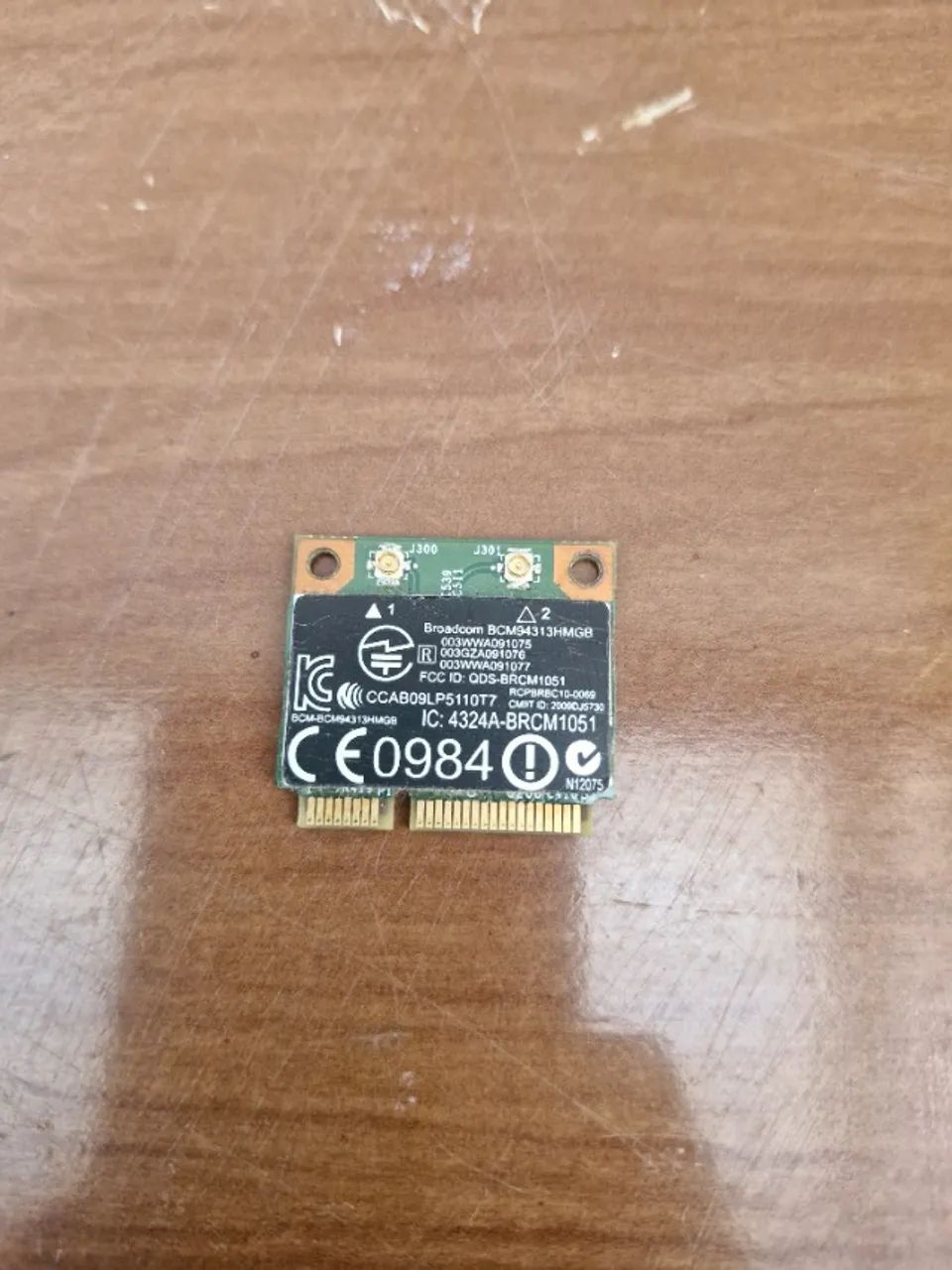 Placa de rede sem fio (Wi-Fi) e Bluetooth original Broadcom, modelo BCM94313HMGB