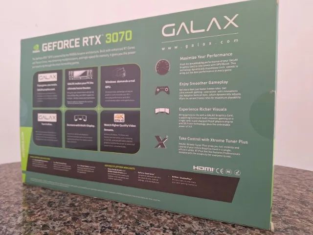 Placa de Vídeo RTX 3070 1-Click OC Galax 8GB GDDR6 - Foto 3