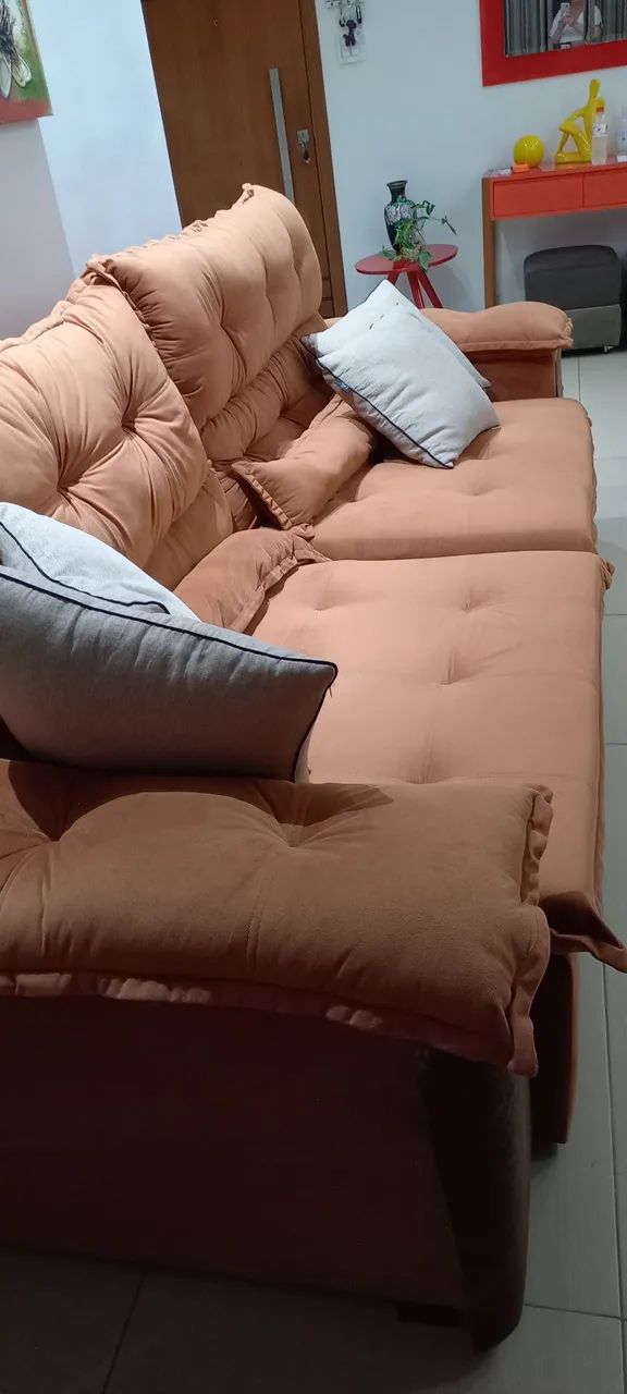Sofa retrátil 2,50m semi novo - Foto 2