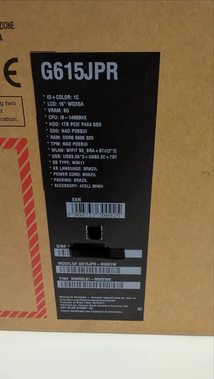 Notebook Gamer ROG STRIX G16 - Core i9, RTX 5070 - Foto 3