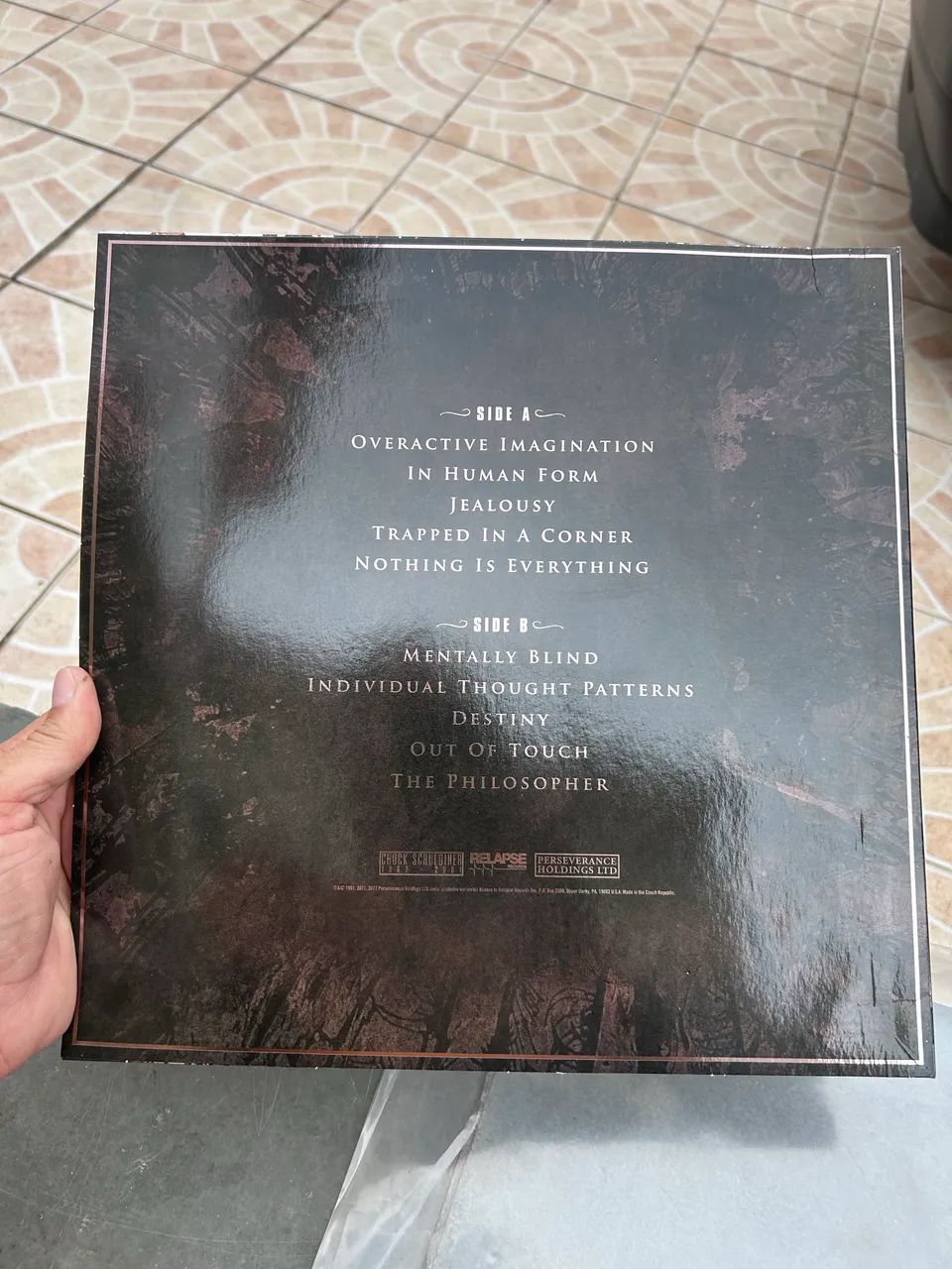 Death Individual Thought Patterns Lp Vinil Scream  Human Non