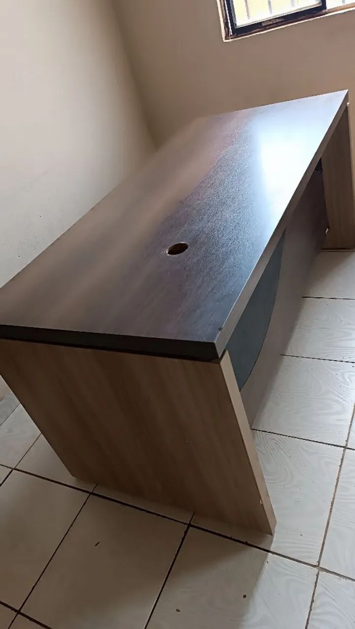 Mesa presidencial de escritório  - Foto 4