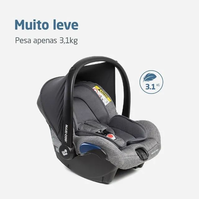 Bebê Conforto Maxi-Cosi, Citi², com Base, Essential Black - Foto 5