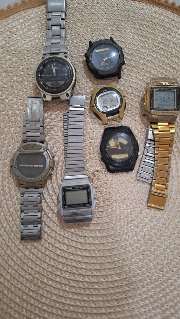 Lote de relógios SUCATA Casio  - Foto 4