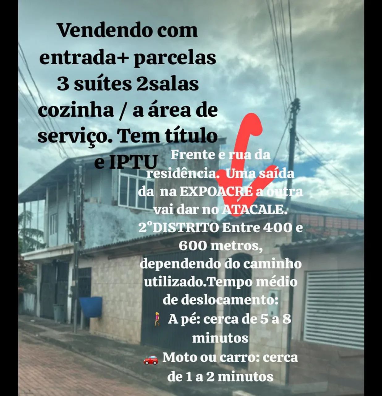 Venda casa no boleto 