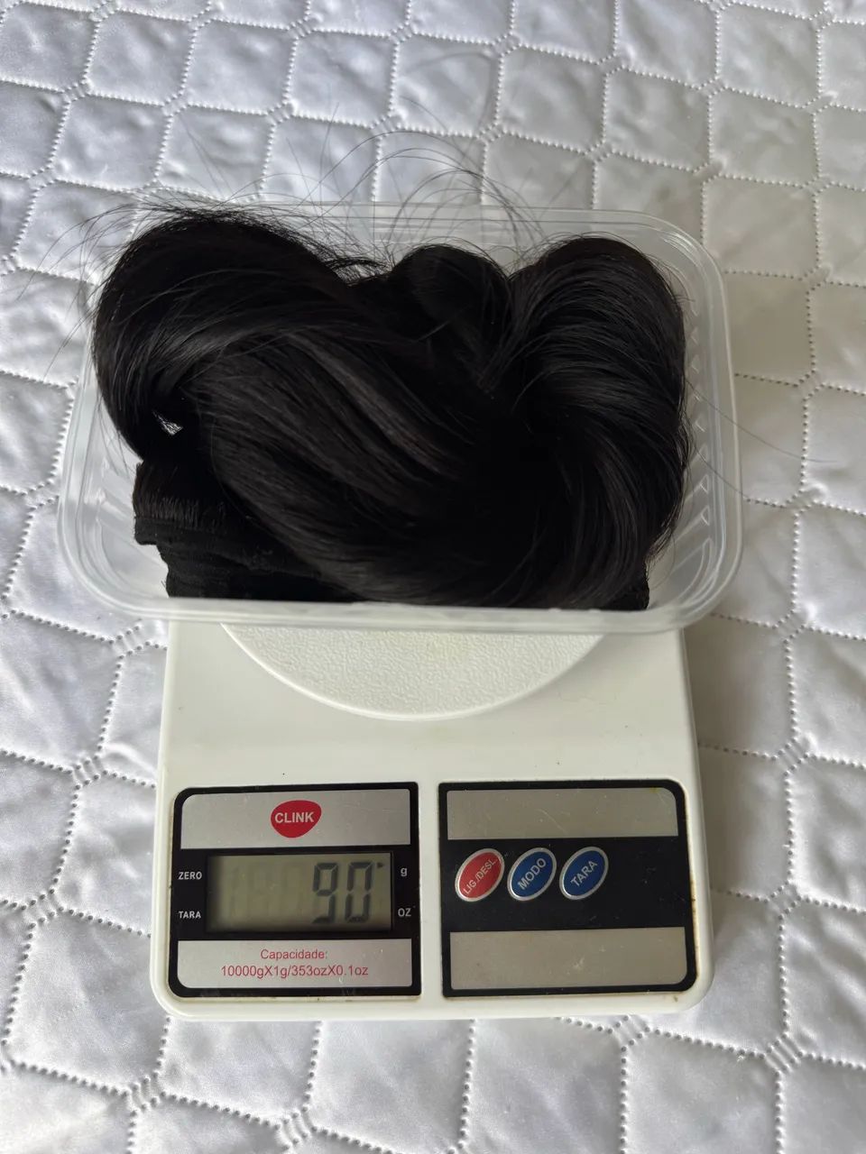 cabelo 2 - 100% humano 40cm / 90g  - Foto 2