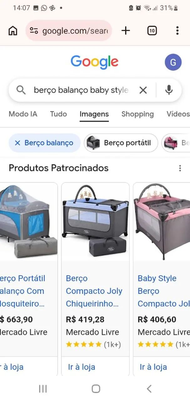 Berço stylo baby