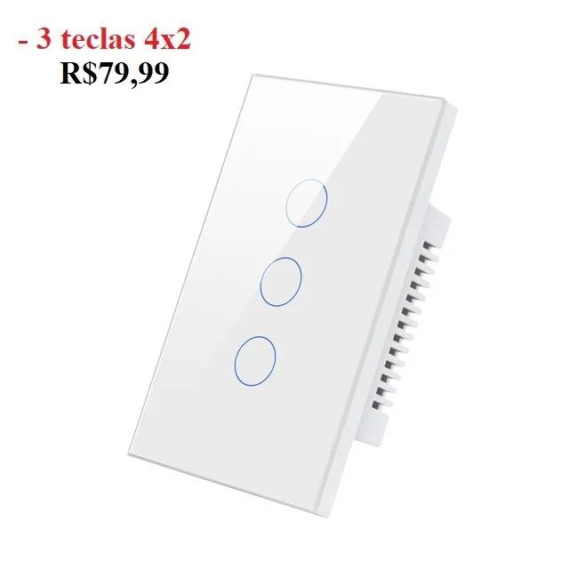 Interruptor Inteligente Wi-Fi Avatto - 2 e 3 Teclas - Foto 3