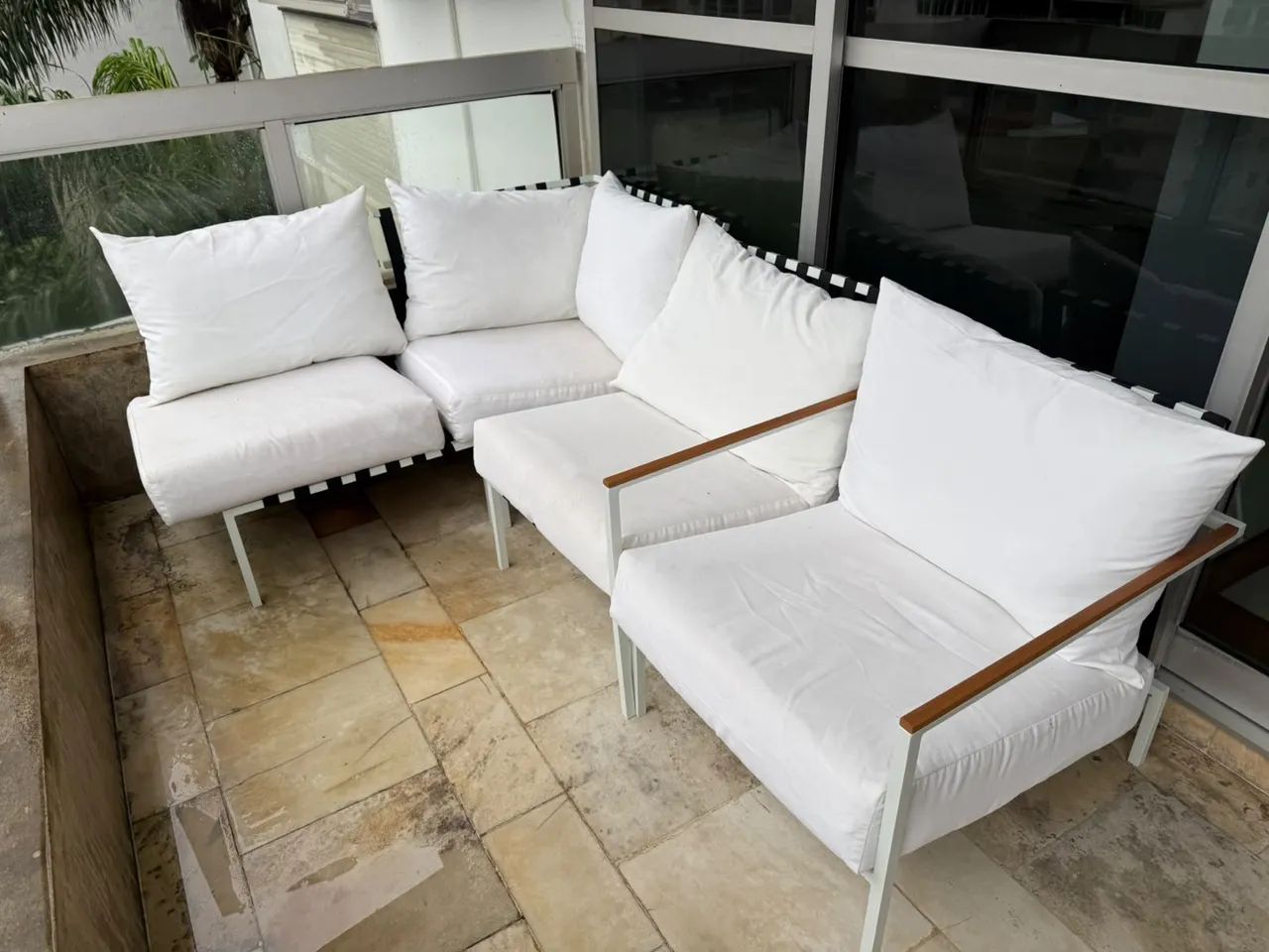 Sofá Modular 6 Lugares com Almofadas - Oportunidade - Foto 4