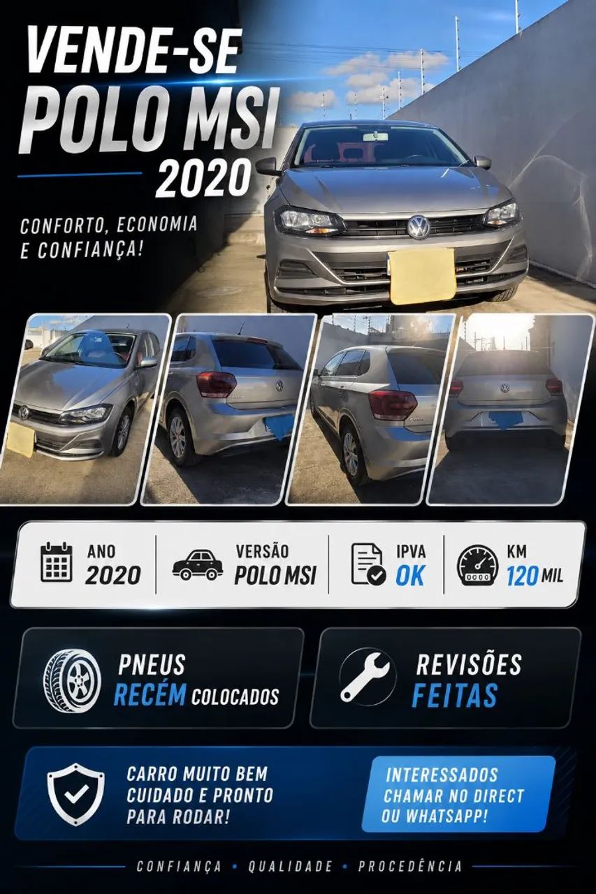 Volkswagen Polo Polo 1.6 MSI Flex 16V 5p 2020