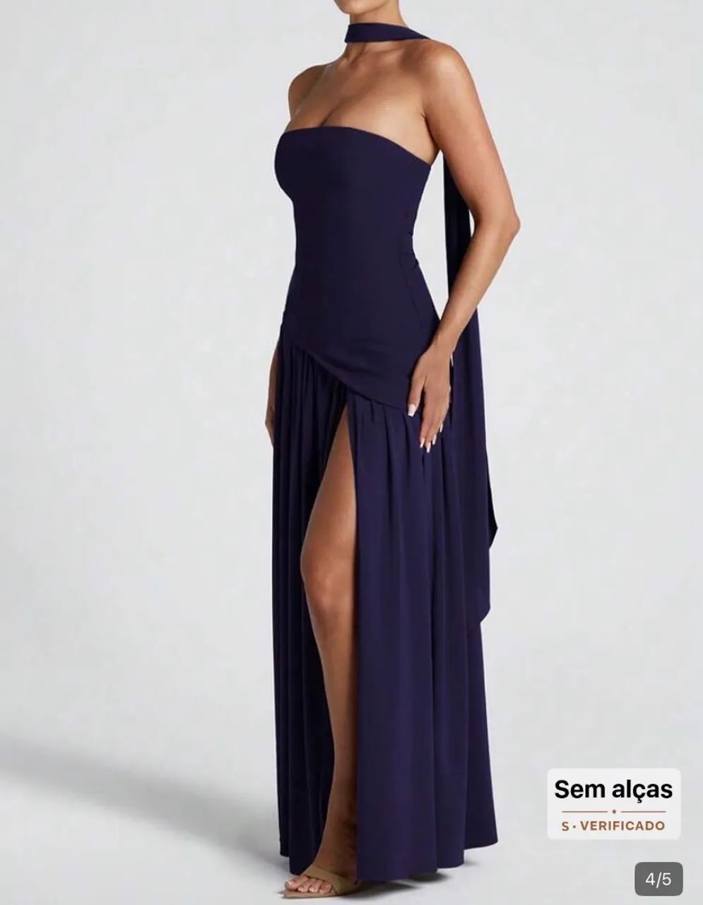 VESTIDO ELEGANTE COM ABERTURA  - Foto 3