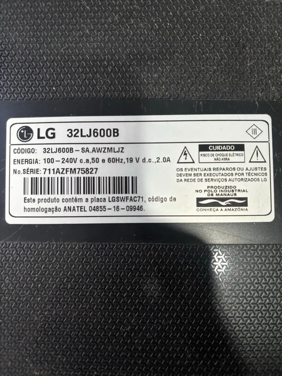 Smart TV LG (modelo 32LJ600B) - Foto 2