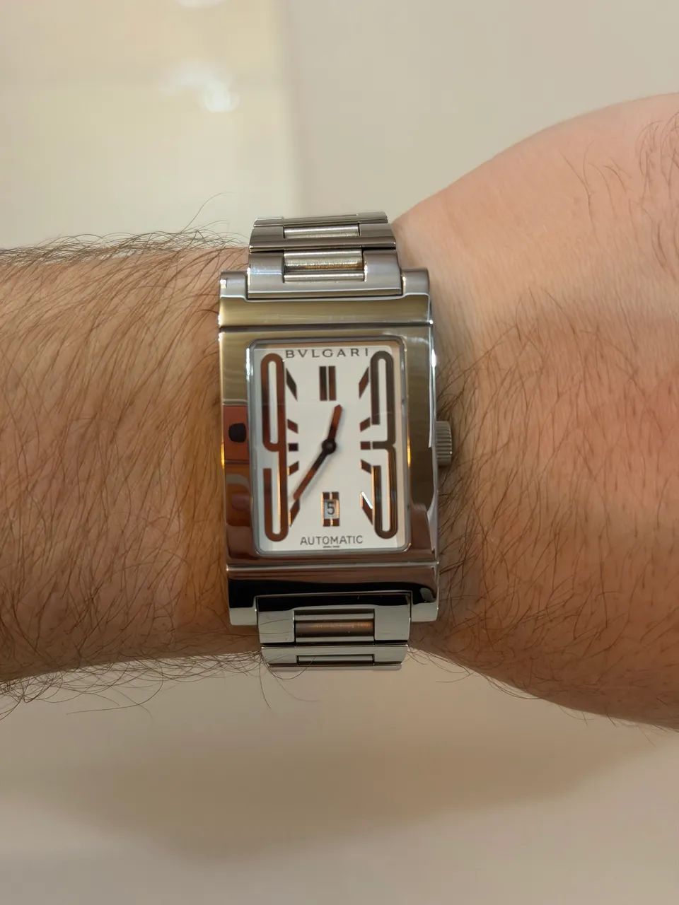 Relógio Bvlgari Rettangolo automático usado - Foto 2