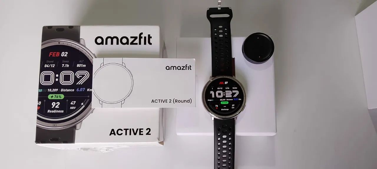 Amazfit Active 2 com 3 pulseiras - Foto 3