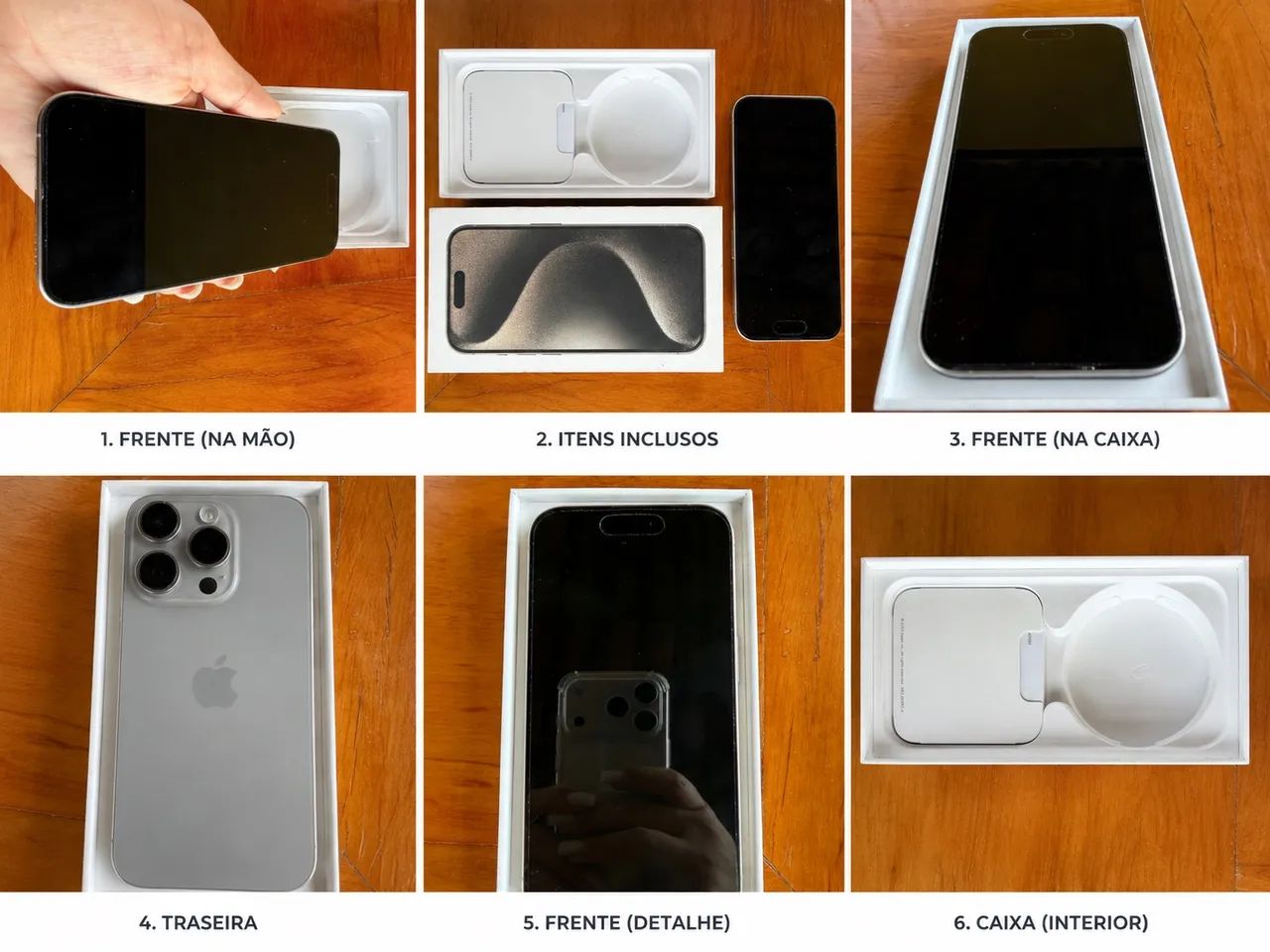 iPhone 15 Pro 128GB - Impecável + Ótimo Preço ? - Foto 6