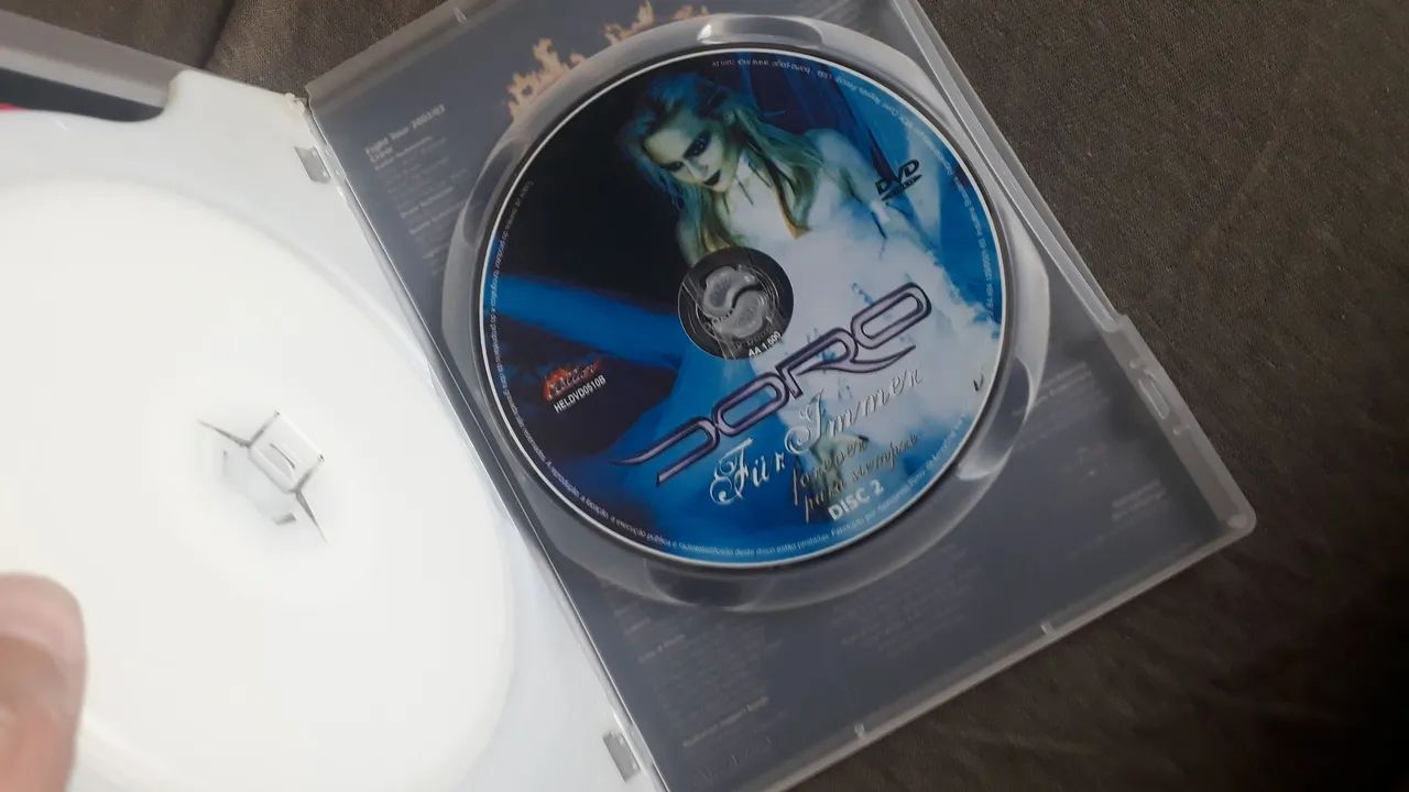 Doro Pesch dvd duplo autografado  - Foto 3