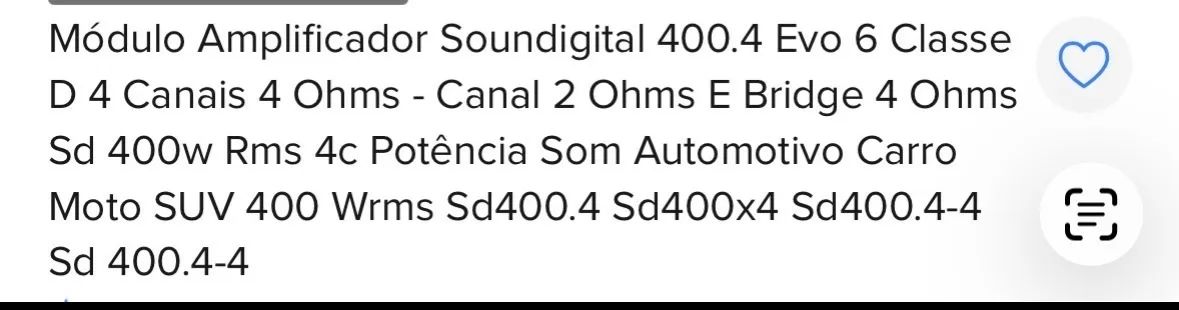 Módulo amplificador Sd 400x4 - Foto 2