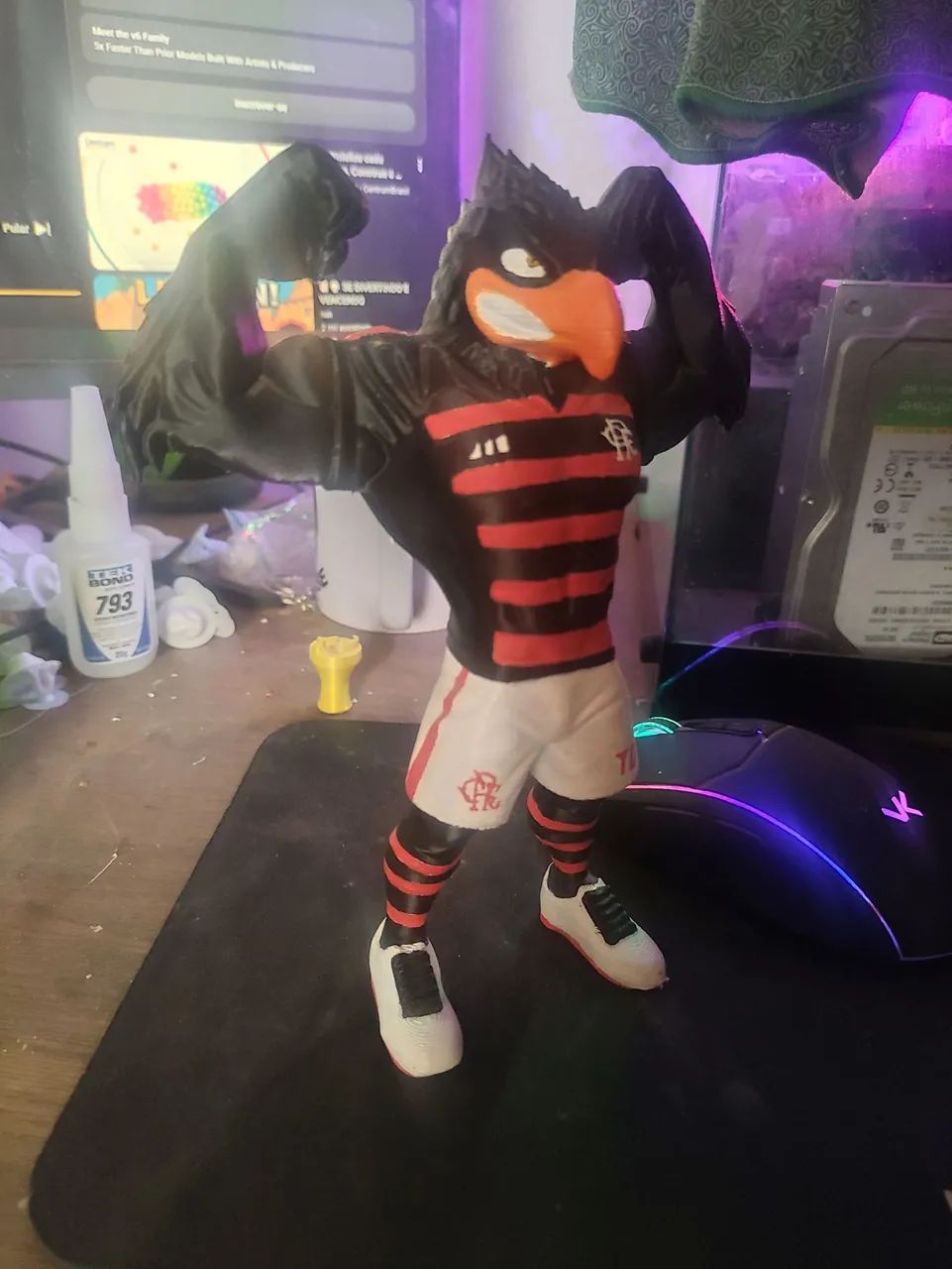 Mascote Flamengo Urubu  - Foto 4