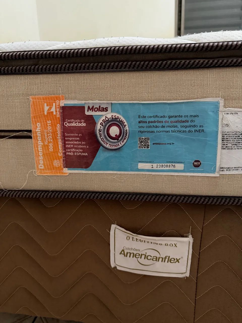 cama queen american flex box com colchão - Foto 4