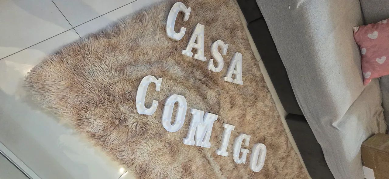 KIT LETRAS LED CASA COMIGO - Foto 4