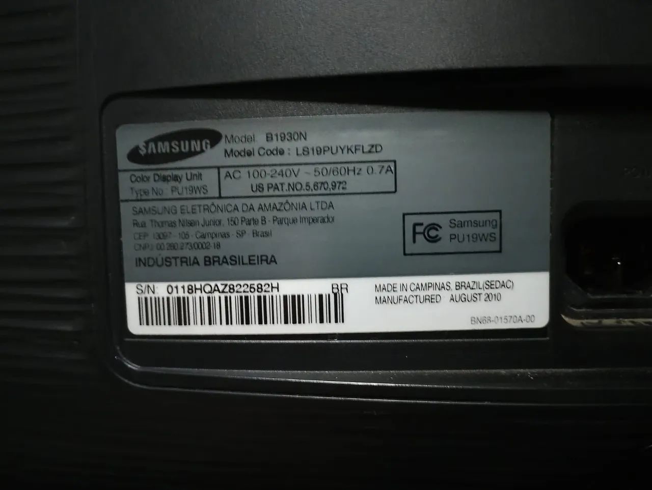 Monitor Samsung SyncMaster "20 - Foto 2