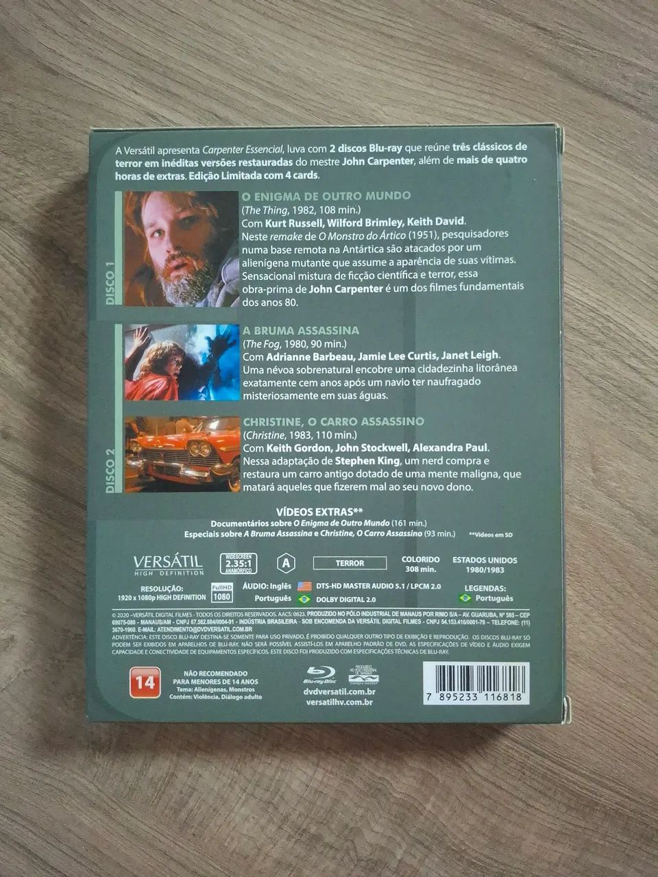 Blu-ray Carpenter Essencial - Versátil Home Video - Foto 2