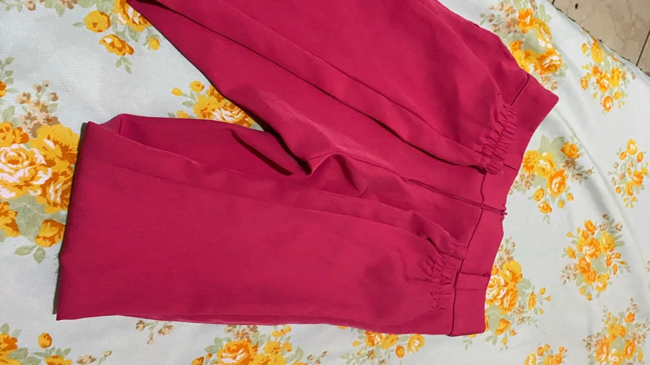 Calça alfaiataria cintura alta com zíper - Foto 4