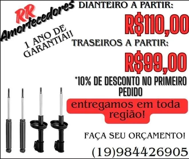 Amortecedores remanufaturados 