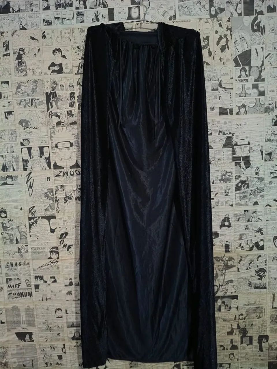 Capa preta halloween 