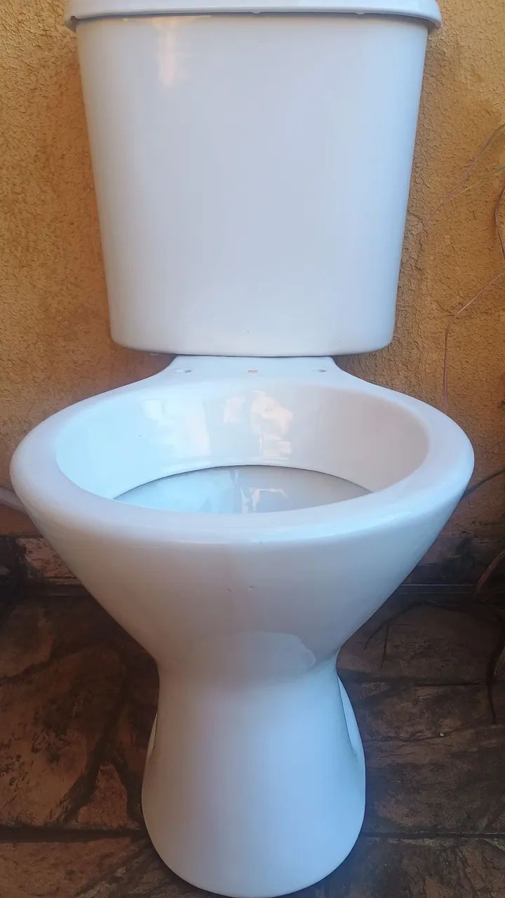 Vaso acoplado branco excelente 