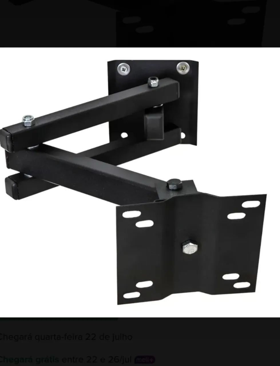 Suporte articulado para monitor/ tv 15 a 27 polegadas 