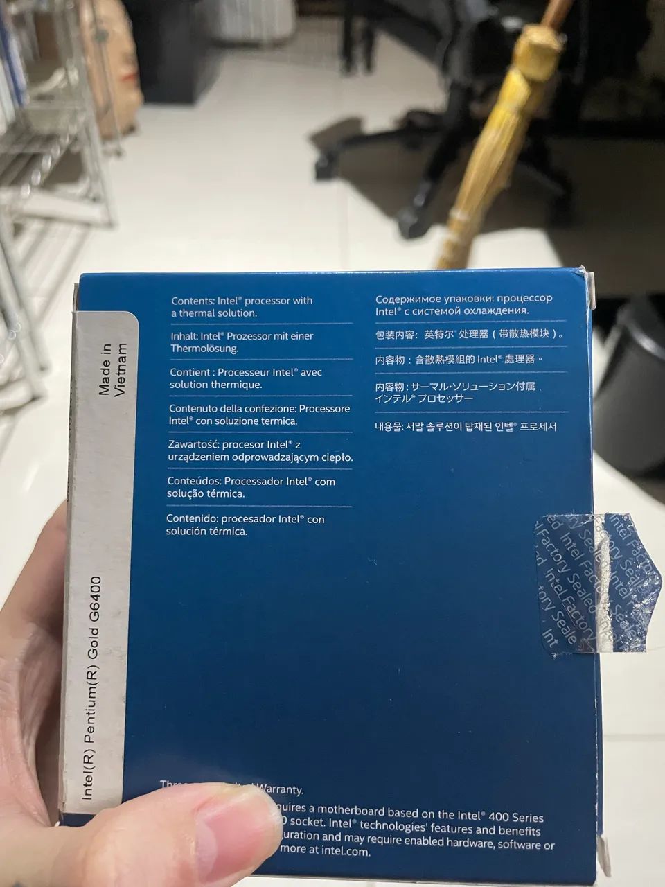 Processador Intel Pentium 6400 Gold lga1200